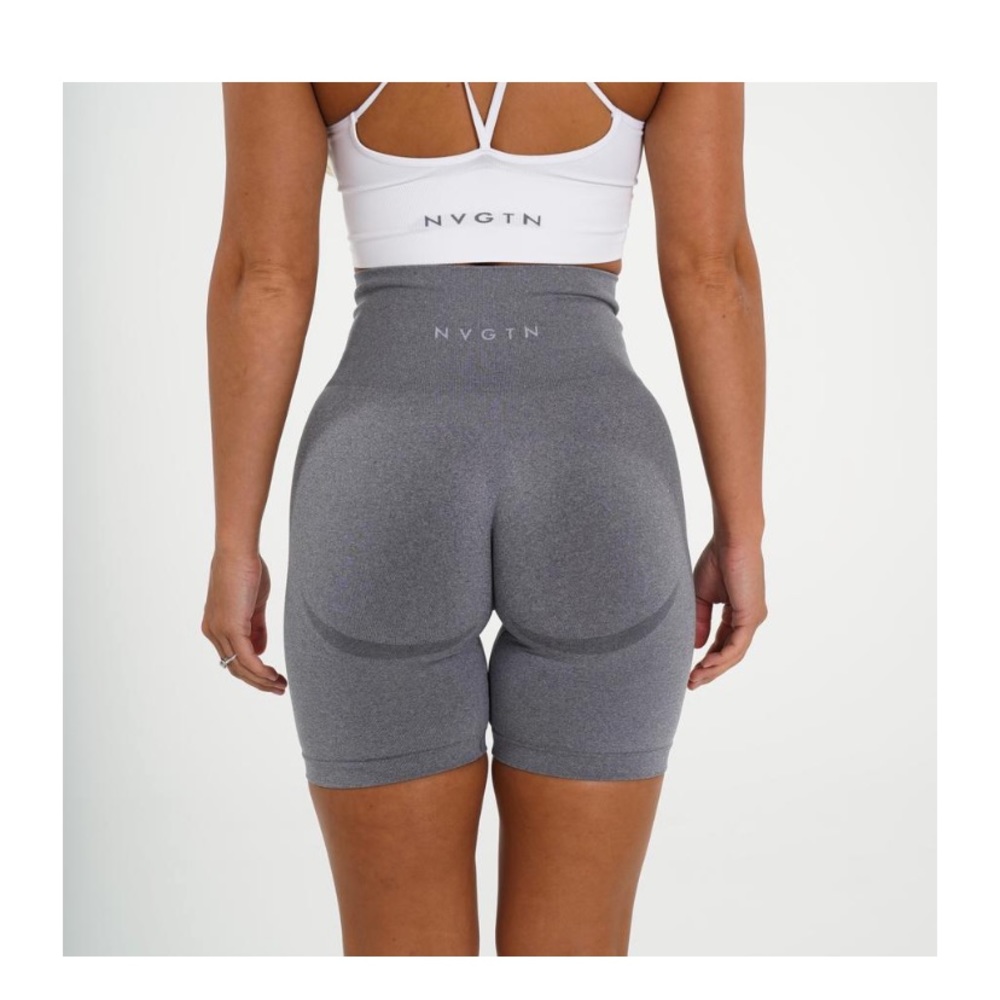 NVGTN Grey Biker Shorts - Medium